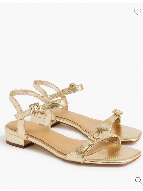 J. Crew Shoes - Gold Ankle-Strap Sandals - NEW!!